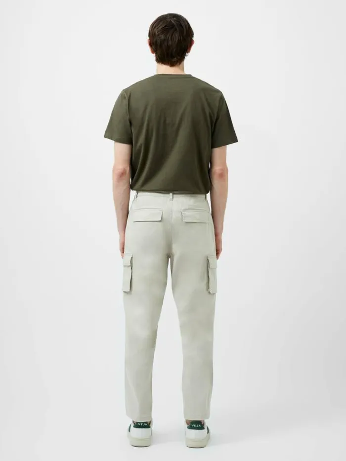 French Connection Smart Cargo Pants Stone Men Trousers