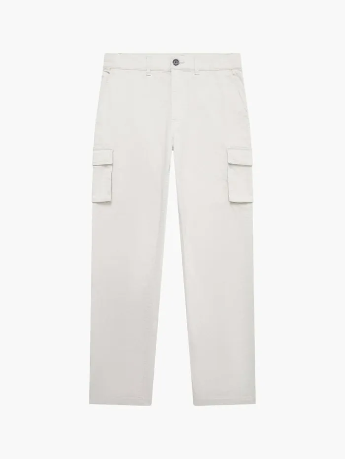French Connection Smart Cargo Pants Stone Men Trousers