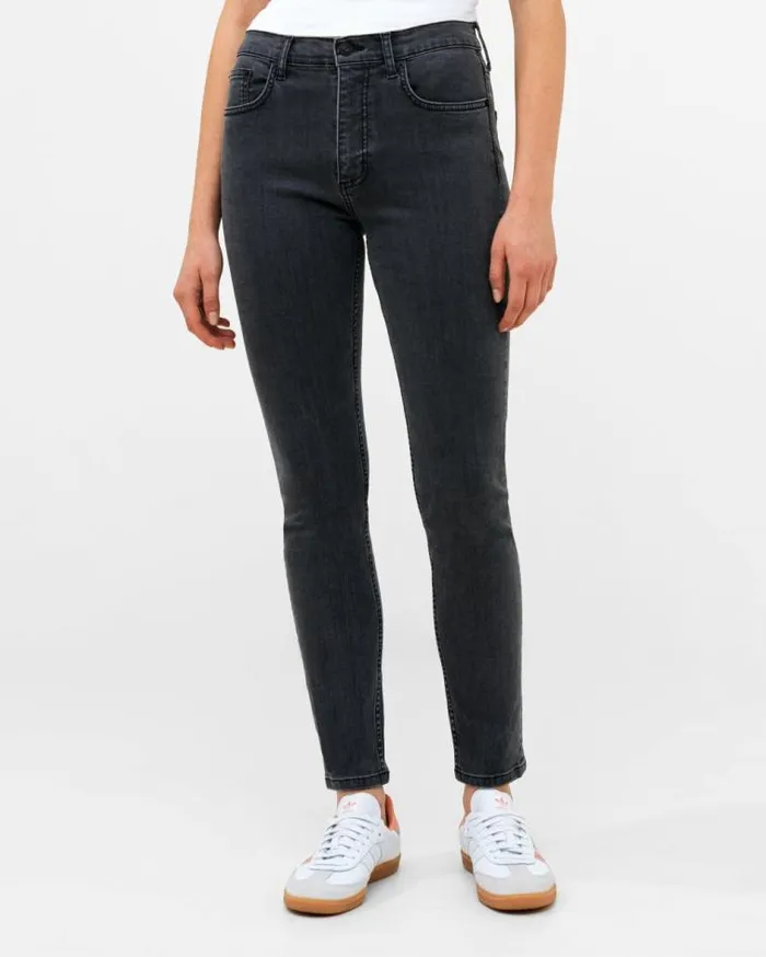 French Connection Soft Stretch Denim High Rise Skinny Jeans 30 Inch Charcoal Women Trousers French Connection Soft Stretch Denim High Rise Skinny Jeans 30 Inch Charcoal Women Trousers