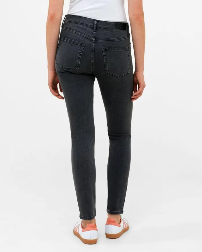 French Connection Soft Stretch Denim High Rise Skinny Jeans 30 Inch Charcoal Women Trousers