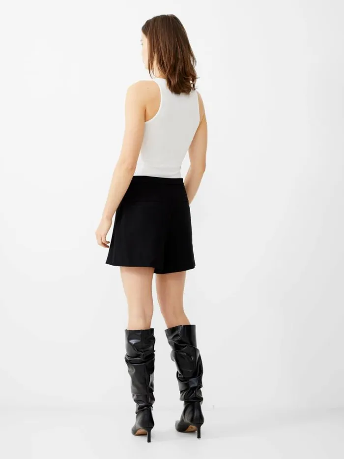 French Connection Whisper Skort Blackout Women Skirts