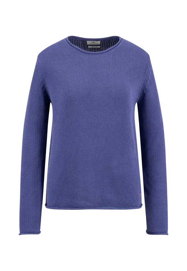 FYNCHHATTON 100 Cotton Sweater Crimson Redblue Purplemilk Women Sweater