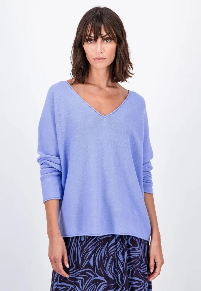 FYNCHHATTON Cotton Sweater With Vneckline Faded Lavendermilkelegant Pinkdusty Rosemodern Plumroyal Blueaqua Seablack Women Sweater FYNCHHATTON Cotton Sweater With Vneckline Faded Lavendermilkelegant Pinkdusty Rosemodern Plumroyal Blueaqua Seablack Women Sweater
