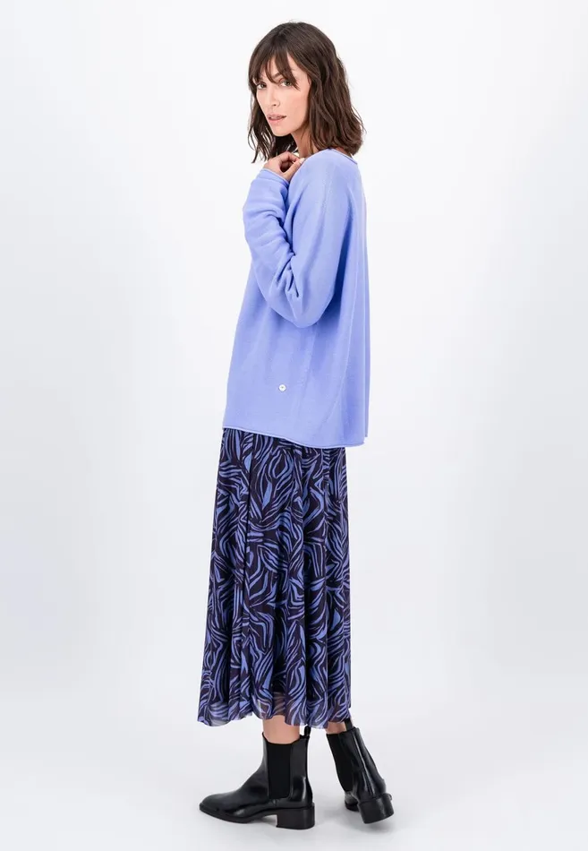 FYNCHHATTON Cotton Sweater With Vneckline Faded Lavendermilkelegant Pinkdusty Rosemodern Plumroyal Blueaqua Seablack Women Sweater