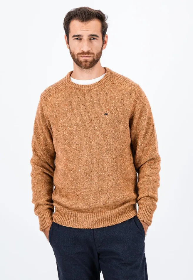 FYNCHHATTON Donegal Knitting Sweater From Wool Mix New Dijonflamecloud Bluenavywinter Whitesteel Men Sweater FYNCHHATTON Donegal Knitting Sweater From Wool Mix New Dijonflamecloud Bluenavywinter Whitesteel Men Sweater