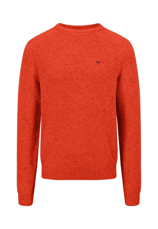 FYNCHHATTON Donegal Knitting Sweater From Wool Mix New Dijonflamecloud Bluenavywinter Whitesteel Men Sweater
