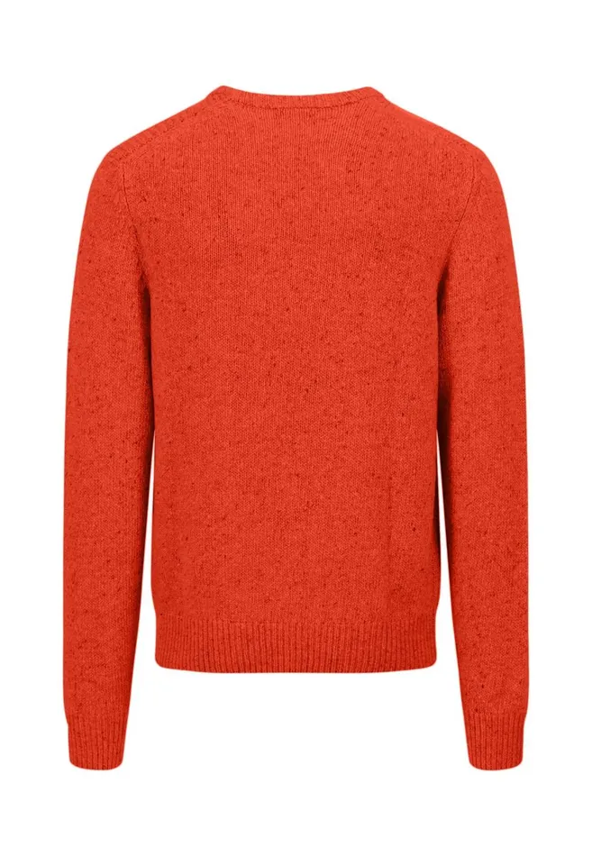 FYNCHHATTON Donegal Knitting Sweater From Wool Mix New Dijonflamecloud Bluenavywinter Whitesteel Men Sweater