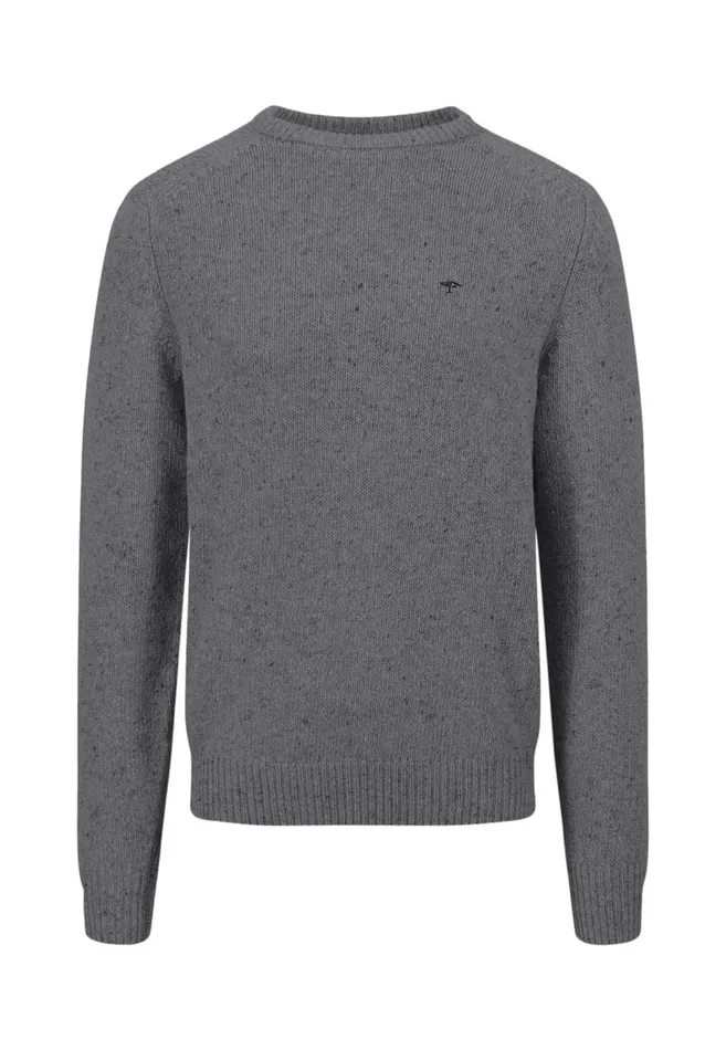 FYNCHHATTON Donegal Knitting Sweater From Wool Mix New Dijonflamecloud Bluenavywinter Whitesteel Men Sweater