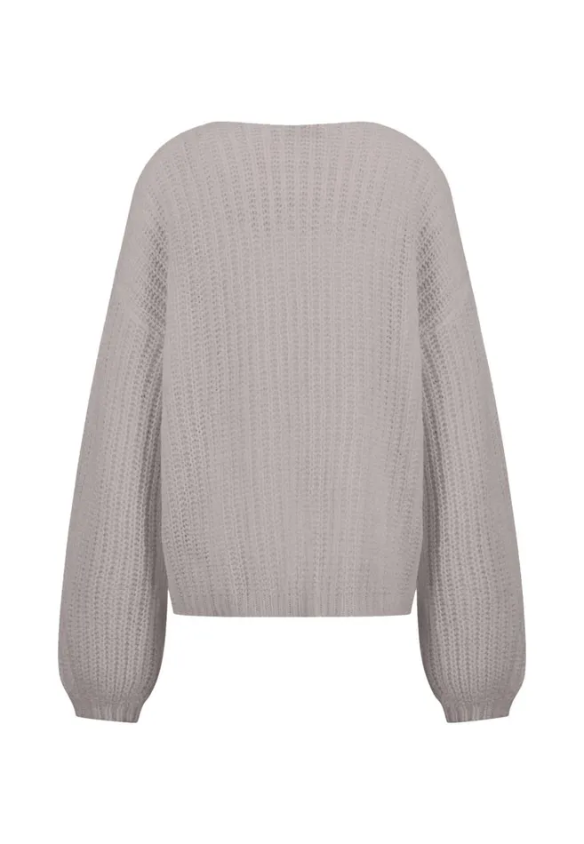 FYNCHHATTON Knitting Sweater Made Of MohairWollmix Ashmilkcrimson Redblue Purple Women Sweater