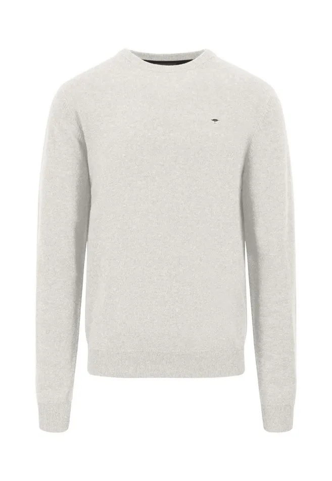 FYNCHHATTON Knitting Sweater Made Of Wool With A Circular Neckline Winter Whitenew Dijoncloud Bluenavyhazel Men Sweater FYNCHHATTON Knitting Sweater Made Of Wool With A Circular Neckline Winter Whitenew Dijoncloud Bluenavyhazel Men Sweater