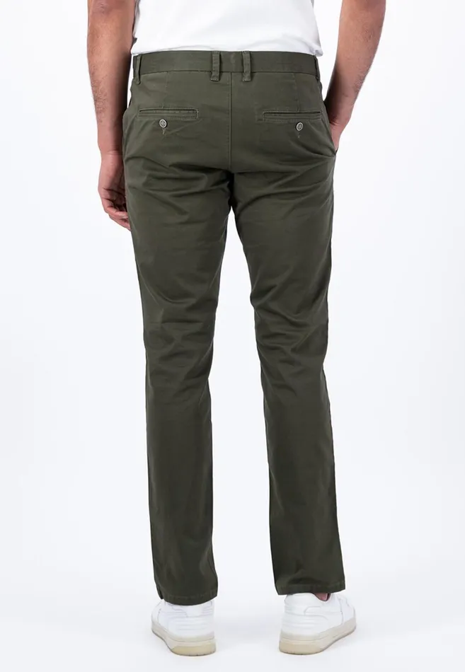 FYNCHHATTON Legere Chino Pants Made Of Cotton Mix Dark Navybeigeolive Men Pants