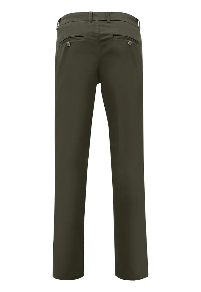 FYNCHHATTON Legere Chino Pants Made Of Cotton Mix Dark Navybeigeolive Men Pants