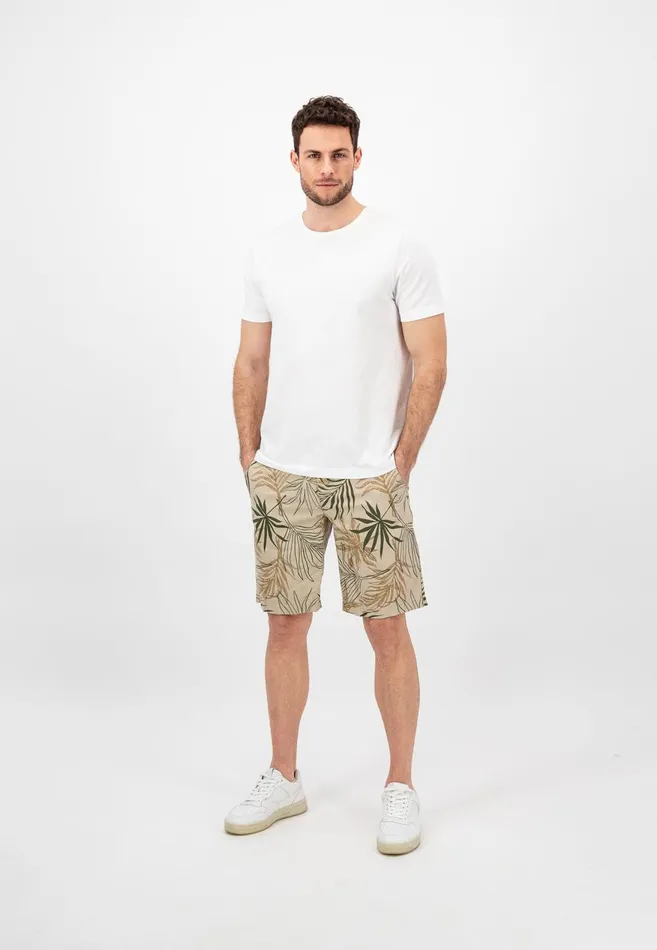 FYNCHHATTON Linen Mix Shorts Stone Men Shorts FYNCHHATTON Linen Mix Shorts Stone Men Shorts