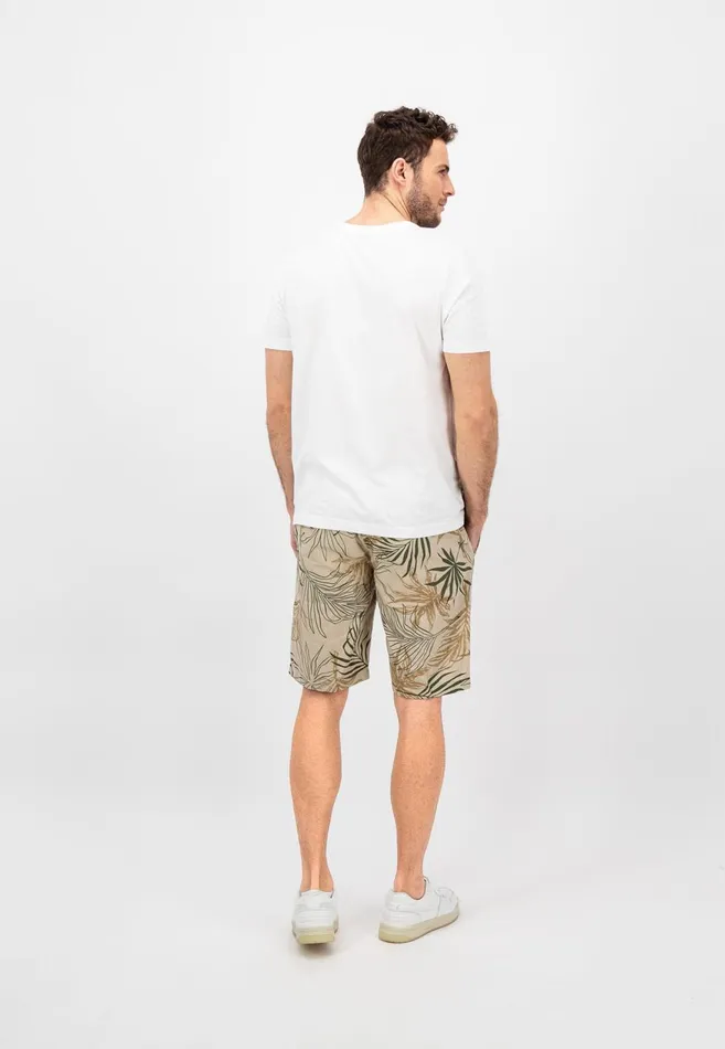 FYNCHHATTON Linen Mix Shorts Stone Men Shorts FYNCHHATTON Linen Mix Shorts Stone Men Shorts