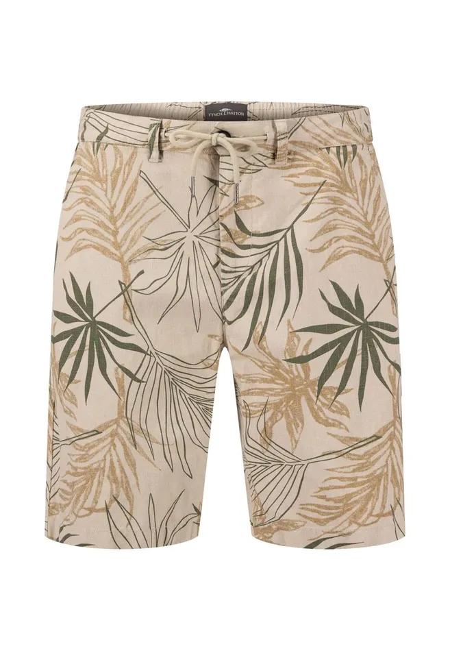 FYNCHHATTON Linen Mix Shorts Stone Men Shorts FYNCHHATTON Linen Mix Shorts Stone Men Shorts