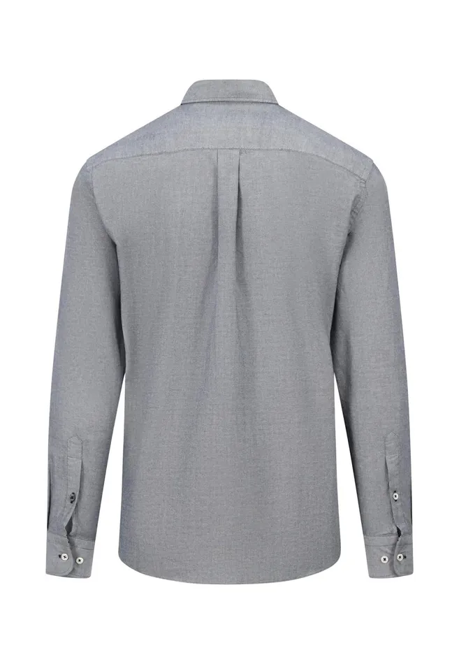 FYNCHHATTON Oxford Shirt Made Of Cotton Light Khakinavycloud Bluewhitepale Blush Men Shirts