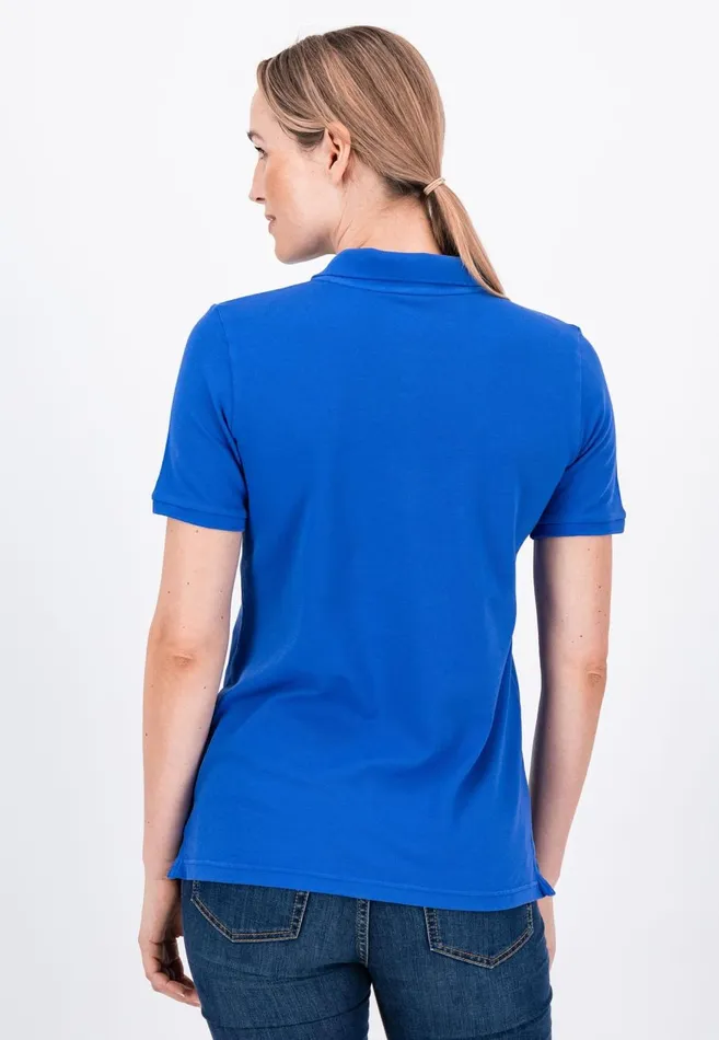 FYNCHHATTON Polo Shirt Made Of Cotton Mix Elegant Pinkwhitedusty Roseroyal Bluefaded Lavenderaqua Seanavymodern Plum Women Polo Shirt