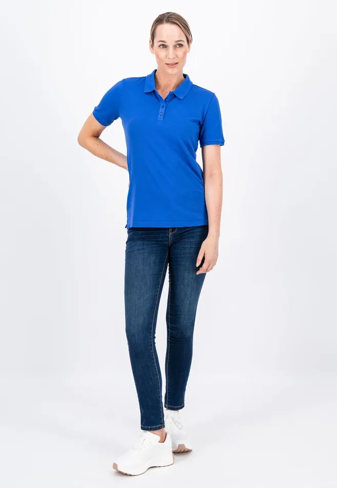 FYNCHHATTON Polo Shirt Made Of Cotton Mix Elegant Pinkwhitedusty Roseroyal Bluefaded Lavenderaqua Seanavymodern Plum Women Polo Shirt