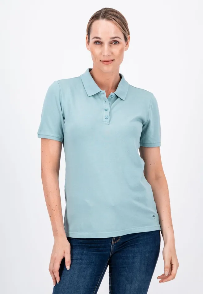 FYNCHHATTON Polo Shirt Made Of Cotton Mix Elegant Pinkwhitedusty Roseroyal Bluefaded Lavenderaqua Seanavymodern Plum Women Polo Shirt