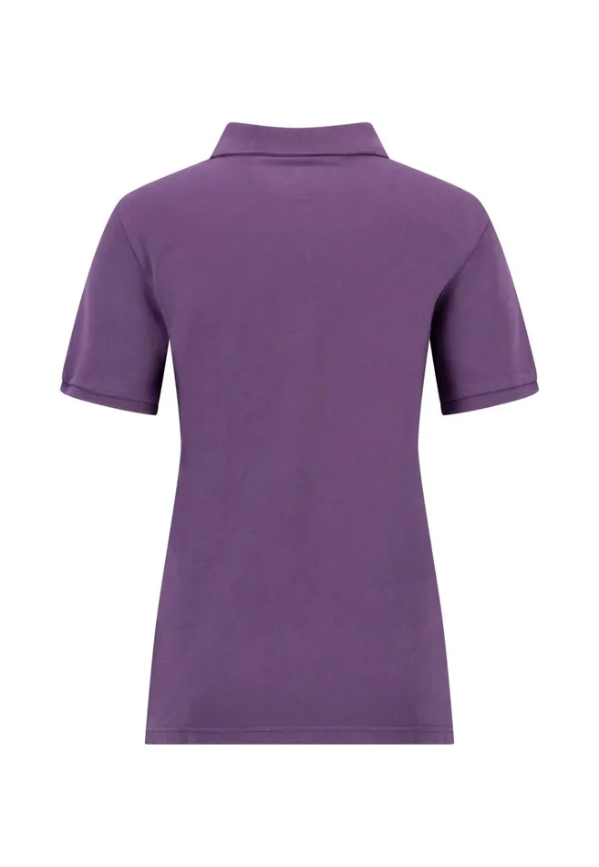 FYNCHHATTON Polo Shirt Made Of Cotton Mix Elegant Pinkwhitedusty Roseroyal Bluefaded Lavenderaqua Seanavymodern Plum Women Polo Shirt