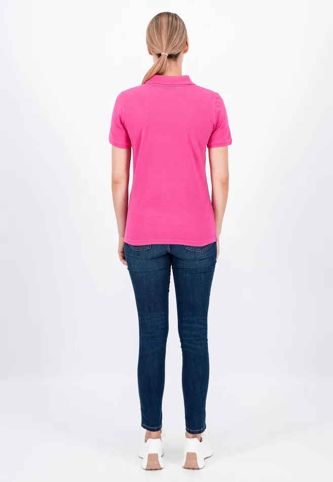 FYNCHHATTON Polo Shirt Made Of Cotton Mix Elegant Pinkwhitedusty Roseroyal Bluefaded Lavenderaqua Seanavymodern Plum Women Polo Shirt