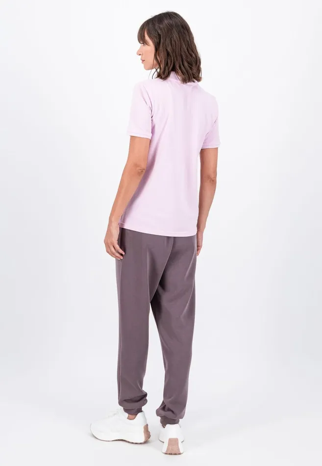 FYNCHHATTON Polo Shirt Made Of Cotton Mix Elegant Pinkwhitedusty Roseroyal Bluefaded Lavenderaqua Seanavymodern Plum Women Polo Shirt