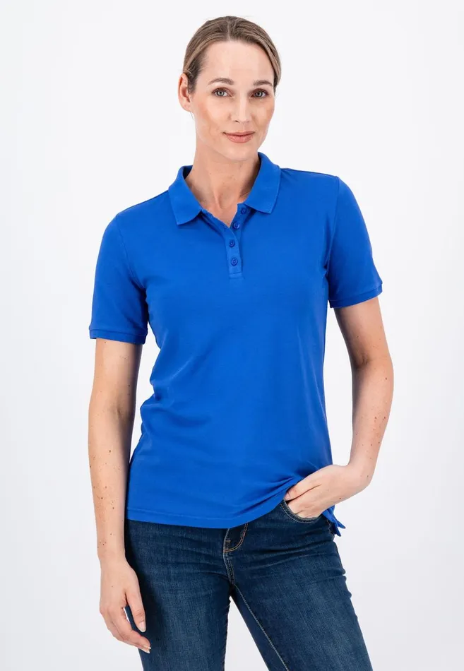 FYNCHHATTON Polo Shirt Made Of Cotton Mix Elegant Pinkwhitedusty Roseroyal Bluefaded Lavenderaqua Seanavymodern Plum Women Polo Shirt