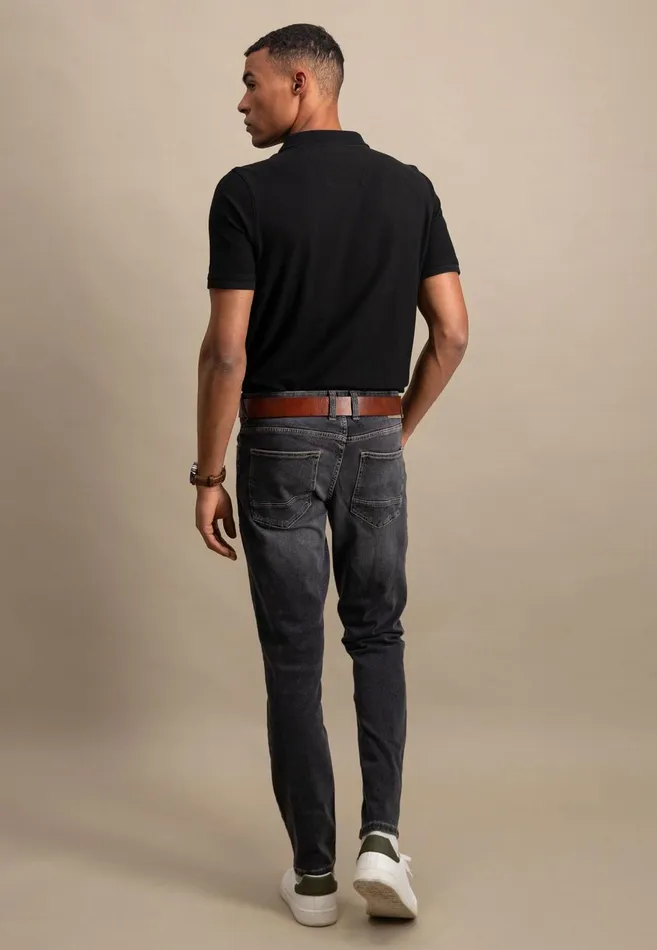 FYNCHHATTON Polo Shirt Made Of Premium Cotton Blackpacificmidnightasphaltnavywhite Men Polo Shirt