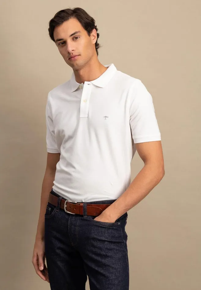 FYNCHHATTON Polo Shirt Made Of Premium Cotton Blackpacificmidnightasphaltnavywhite Men Polo Shirt