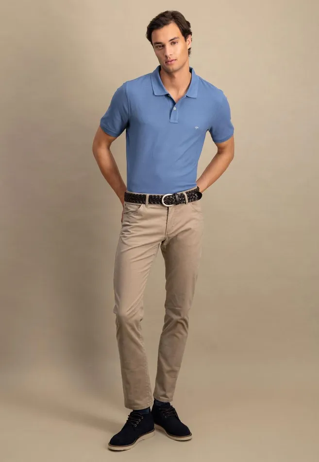 FYNCHHATTON Polo Shirt Made Of Premium Cotton Blackpacificmidnightasphaltnavywhite Men Polo Shirt