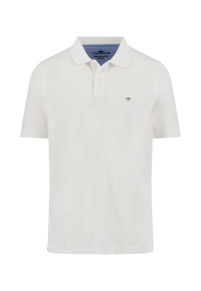 FYNCHHATTON Polo Shirt Made Of Premium Cotton Blackpacificmidnightasphaltnavywhite Men Polo Shirt
