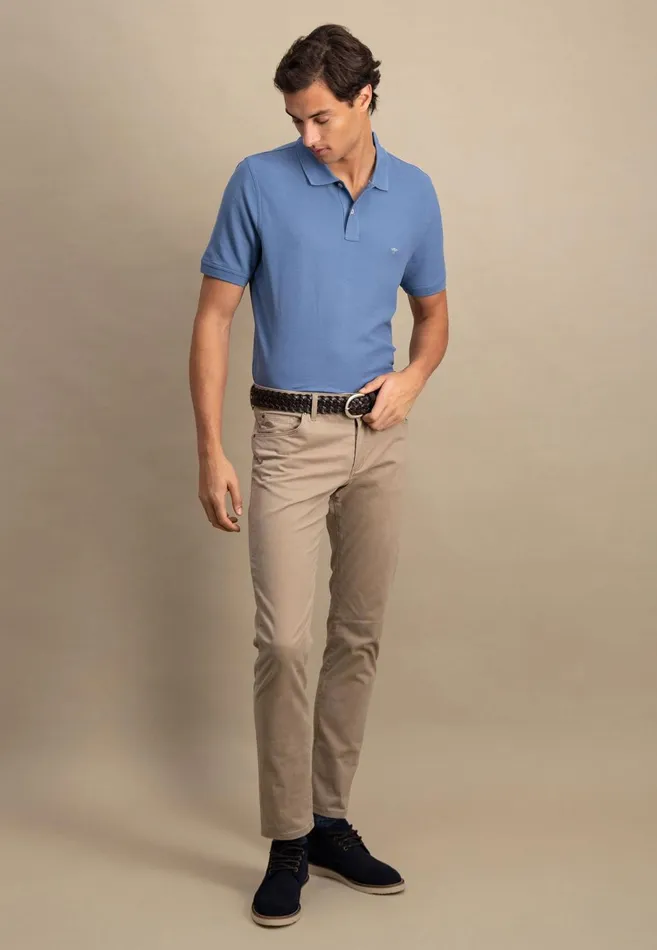 FYNCHHATTON Polo Shirt Made Of Premium Cotton Blackpacificmidnightasphaltnavywhite Men Polo Shirt