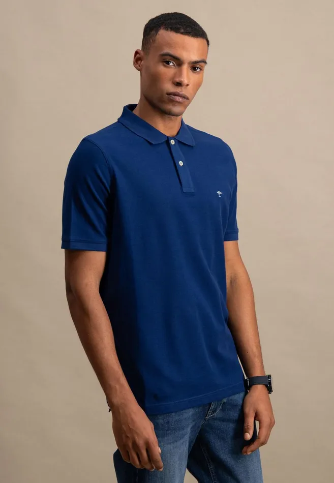 FYNCHHATTON Polo Shirt Made Of Premium Cotton Blackpacificmidnightasphaltnavywhite Men Polo Shirt