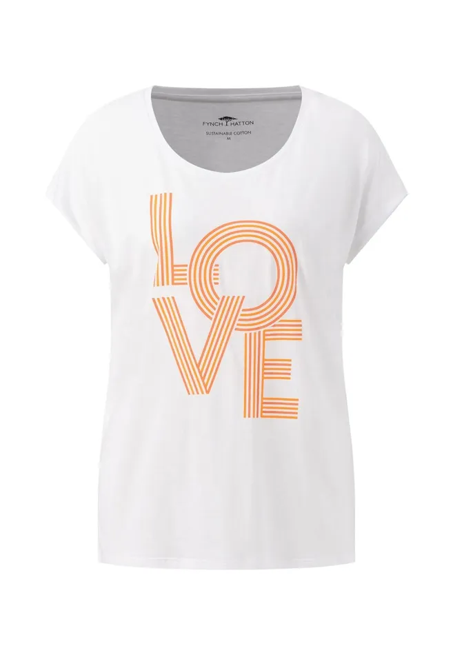 FYNCHHATTON Tshirt With Statement Print White Women Sale