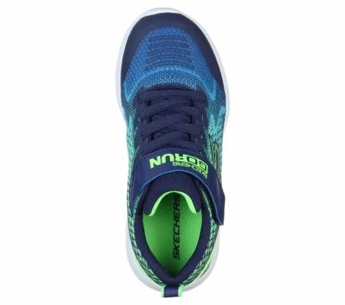 GO RUN 600 8211 Baxtux Navy Lime Kids SKECHERS Big Kids UK Sizes 36