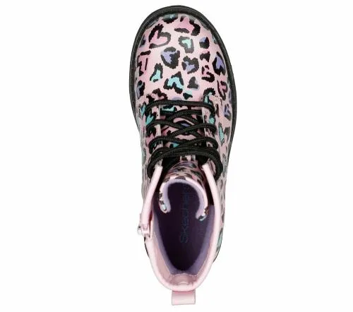 Gravlen 8211 Totally Wild Pink Multi Kids SKECHERS Kids UK Sizes 9525
