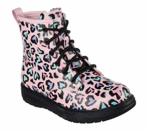 Gravlen 8211 Totally Wild Pink Multi Kids SKECHERS Kids UK Sizes 9525