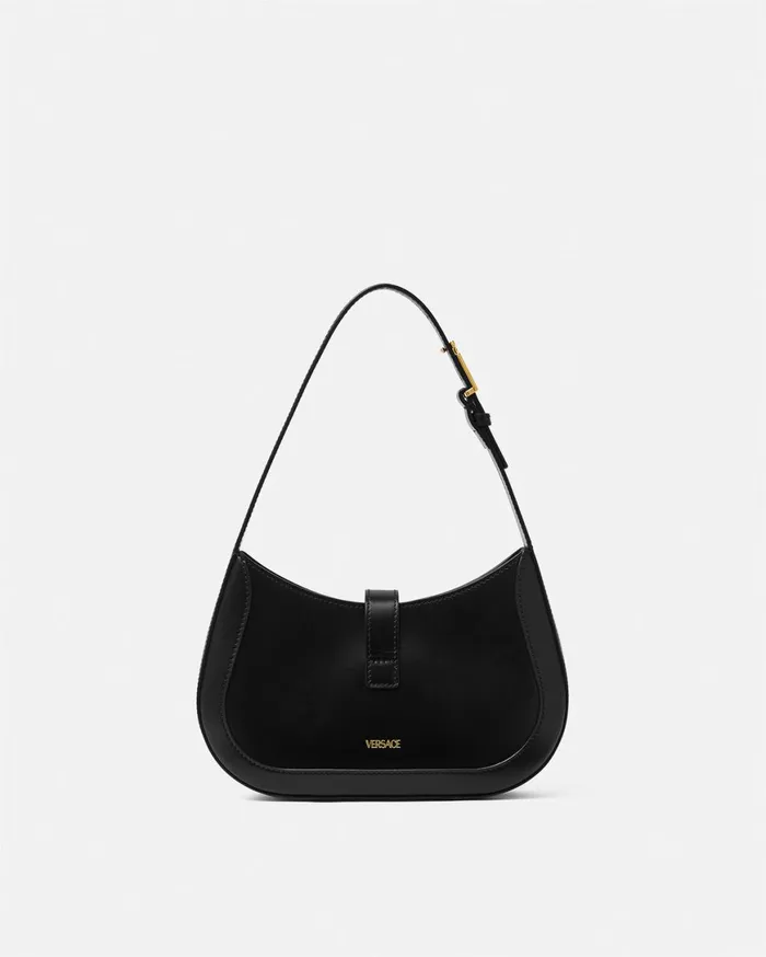 Greca Goddess Women Versace Greca Goddess Small Hobo Bag Blackgold