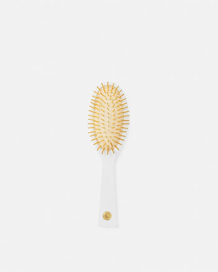 Hair Accessories Women Versace Medusa 03995 Hair Brush White