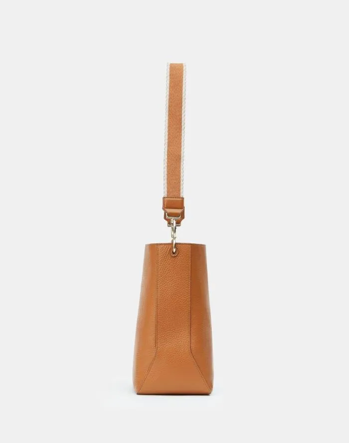 Handbags Grained Calfskin Leather 8 Knot HoboSmall Copper Lafayette 148 New York Shoulder Bags