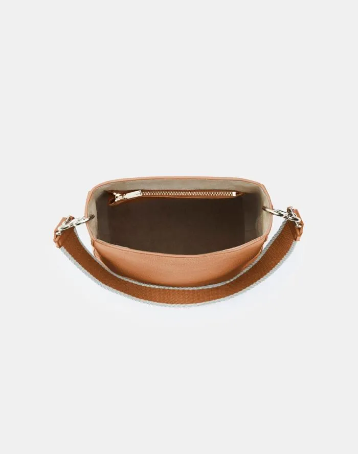 Handbags Grained Calfskin Leather 8 Knot HoboSmall Copper Lafayette 148 New York Shoulder Bags
