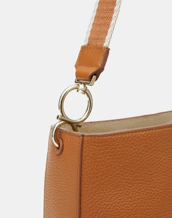 Handbags Grained Calfskin Leather 8 Knot HoboSmall Copper Lafayette 148 New York Shoulder Bags