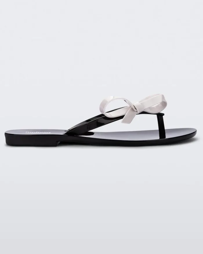 Harmonic Sweet Blackwhite Women Melissa Flip Flops