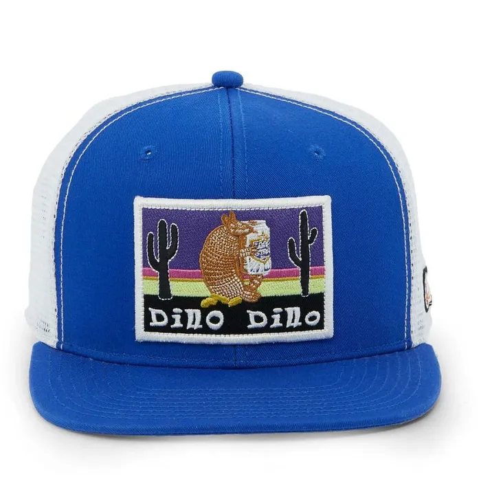 Hats and Caps Men Justin Boots Justin Texas Armadillo Cap Blue White 040blue041