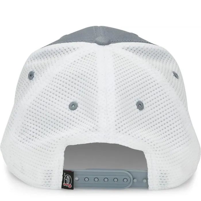Hats and Caps WomenMen Justin Boots Justin Logo Stripes Cap Greywhite Mesh 040grey041