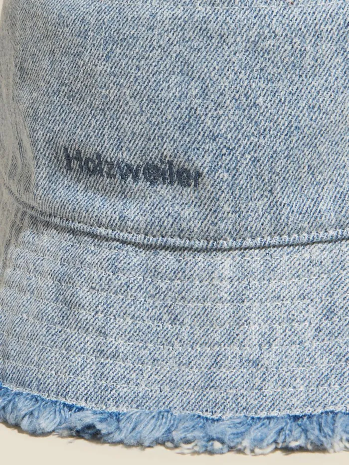 Hats WomenMen Holzweiler Pafe Denim Bucket Hat Lt Blue