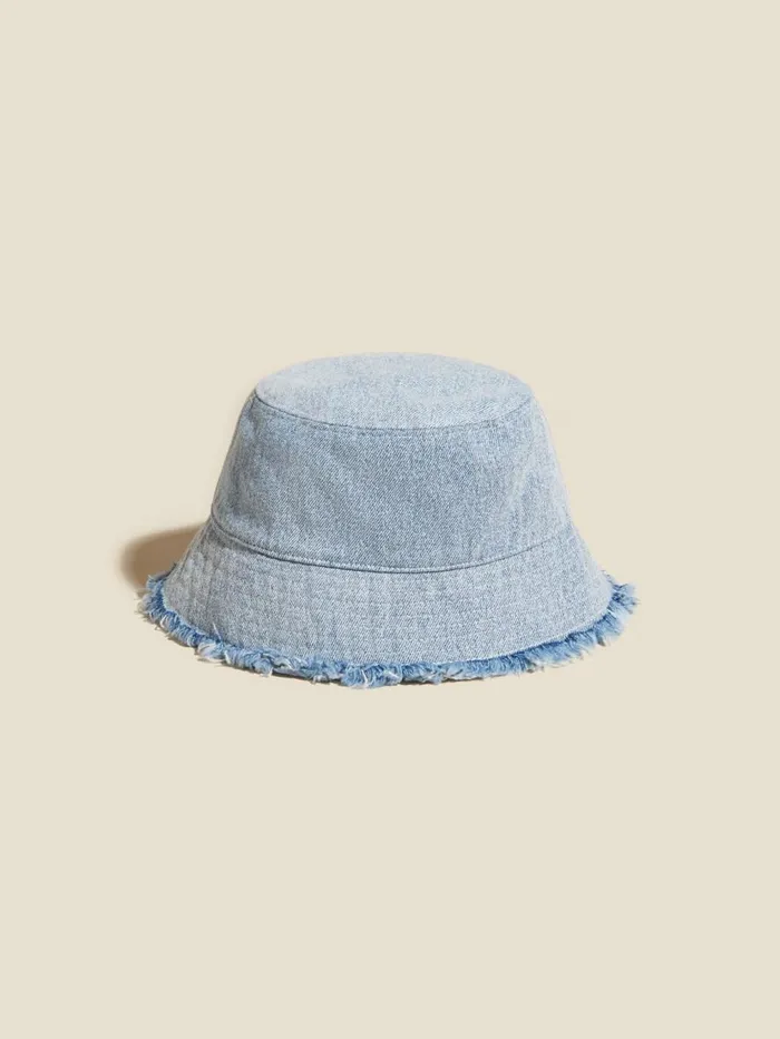 Hats WomenMen Holzweiler Pafe Denim Bucket Hat Lt Blue