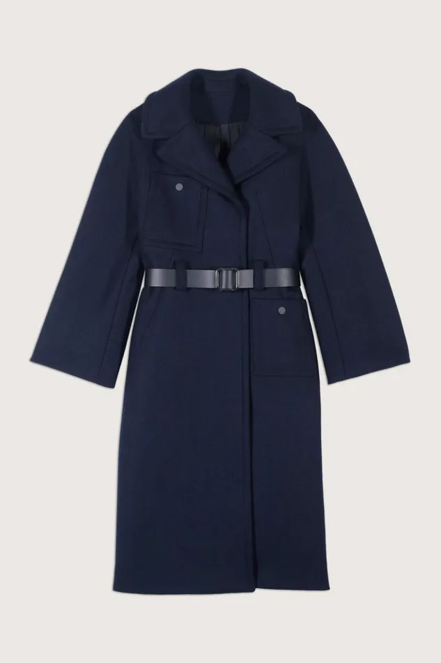 HayaLong Belted Coat Clothing Baandsh Jackets and Coats
