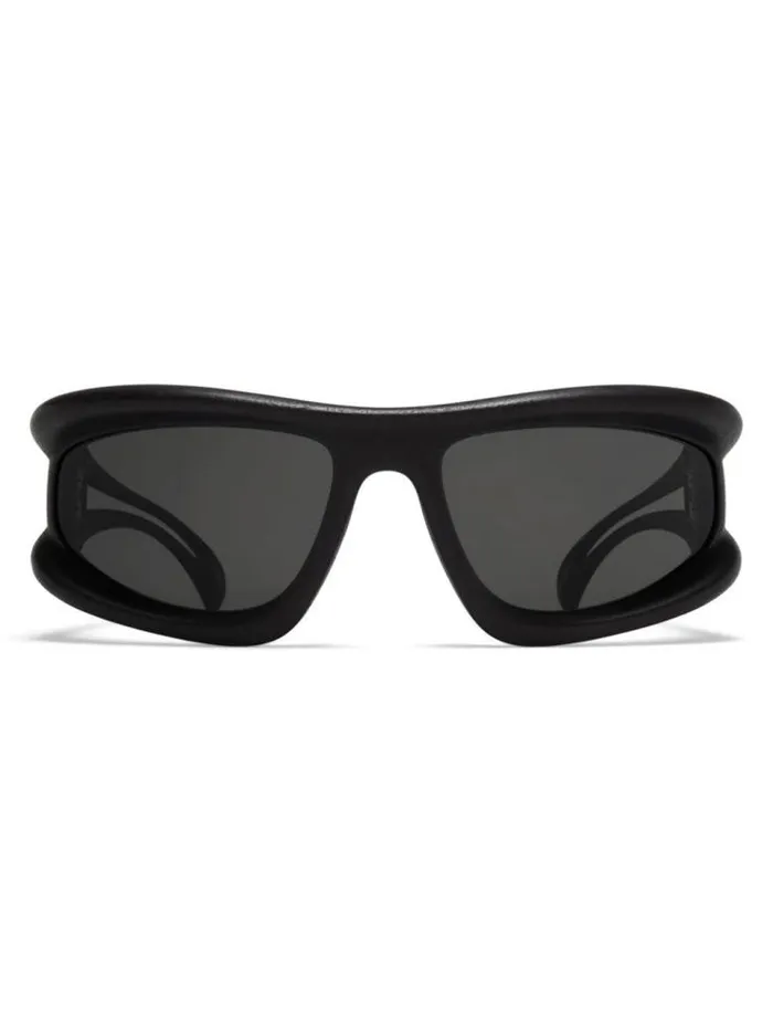 Henrik Vibskov Boutique 032c MARFA 8211 Pitch BlackDark Grey Men Sunglasses
