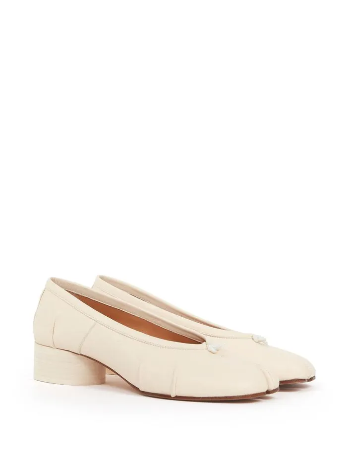 Henrik Vibskov Boutique 30mm Ballerina Tabi Pumps 8211 White Women Tabis
